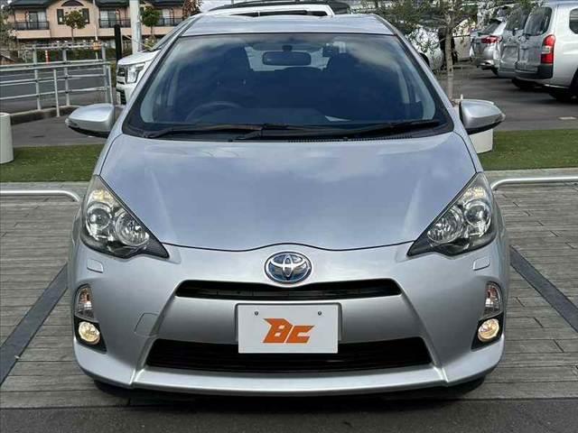 アクア S 禁煙 車検整備付 スマートキーX2 オートLEDヘッド 純正SDナビ BT フルセグ DVD ステリモ ETC ドラレコ フォグ チルトステア シートリフター 電格ミラーウインカー Pガラス(9枚目)