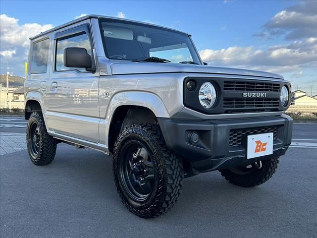 ジムニー XG 禁煙車 5MT 4WD 社外SDナビ フルセグ BT DVD キーレス スペアキー 横滑り防止 チルトステア ヨコハマ製マッドタイヤ サイドカーテンエアB マット プライバシーガラス レベライザー(8枚目)