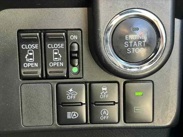 タンク カスタムG 後期 禁煙車 車検整備付 SA3 Aハイビーム コーナーセンサー 両電スラ クルコン 純正9インチナビ フルセグ BT DVD Bカメ ステリモ オートLED スマートキーX2 革巻きステア(5枚目)