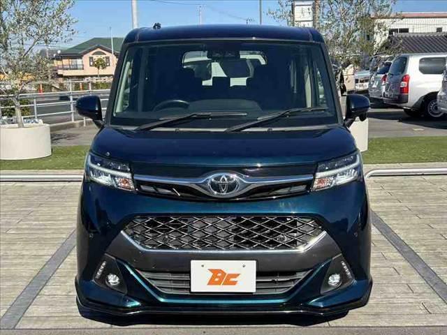 タンク カスタムG 後期 禁煙車 車検整備付 SA3 Aハイビーム コーナーセンサー 両電スラ クルコン 純正9インチナビ フルセグ BT DVD Bカメ ステリモ オートLED スマートキーX2 革巻きステア(9枚目)