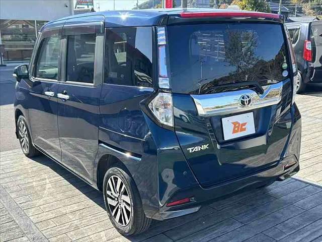 タンク カスタムG 後期 禁煙車 車検整備付 SA3 Aハイビーム コーナーセンサー 両電スラ クルコン 純正9インチナビ フルセグ BT DVD Bカメ ステリモ オートLED スマートキーX2 革巻きステア(14枚目)