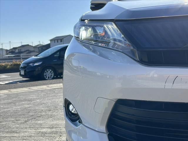 ハリアー エレガンス 禁煙車 車検整備付 モデリスタフルエアロ ナビ フルセグ バックモニター ETC プッシュスタート スマートキー パワーシート 横滑り防止 LEDオートライト BT DVD再生 合皮コンビシート(31枚目)