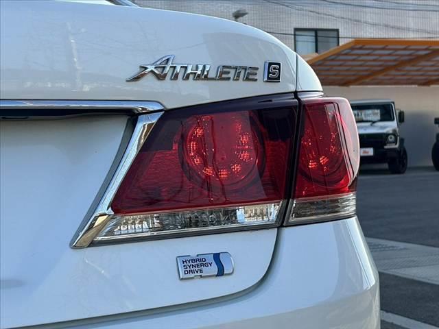 クラウンハイブリッド アスリートS 禁煙車 プリクラ レーダークルーズ コーナーセンサー 純正AW メーカーナビ スーパーサウンド フルセグ BT Bカメ ETC ミラー型FRドラレコ スマートキーX2 Pシート シートヒーター(34枚目)