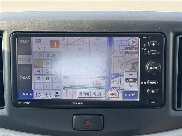 ミライース L 禁煙車 車検整備付 社外メモリナビ 地デジ キーレス エコアイドル ヘッドライトレベライザー WSRSエアバッグ ACソケット リアガラス熱線 UVカットガラス セキュリティアラーム フロアマット(4枚目)