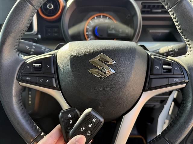 スペーシアギア ハイブリッドXZ ターボ 禁煙車 車検整備付 ターボ 両側電スラ セーフティサポート クルコン プッシュスタート スマートキー2ケ LEDオートライト LEDフォグランプ 後席テーブル ロールサンシェード シートヒーター(7枚目)