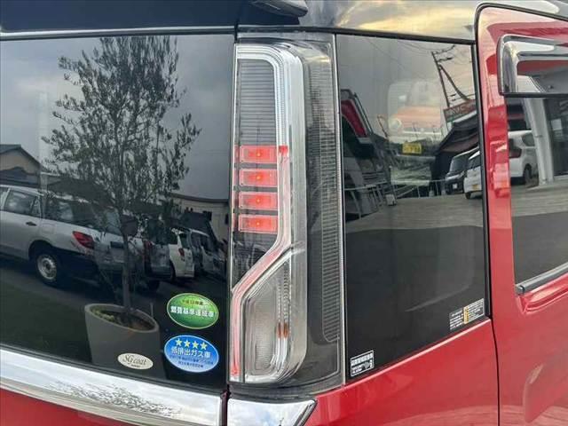 スペーシアカスタム ハイブリッドXS 禁煙車 車検整備付 両電スラ セーフティS クルコン Aハイ Pセンサー 社外8インチナビ フルセグ BT DVD ステリモ ETC FRドラレコ スマートキー ハーフレザー シートヒーター LED(38枚目)