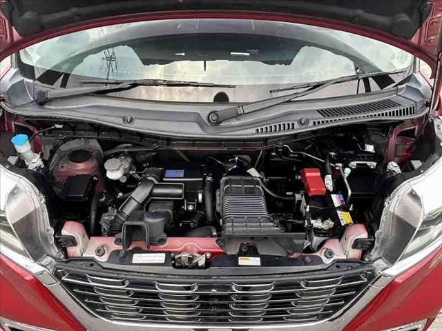 スペーシアカスタム ハイブリッドXS 禁煙車 車検整備付 両電スラ セーフティS クルコン Aハイ Pセンサー 社外8インチナビ フルセグ BT DVD ステリモ ETC FRドラレコ スマートキー ハーフレザー シートヒーター LED(48枚目)