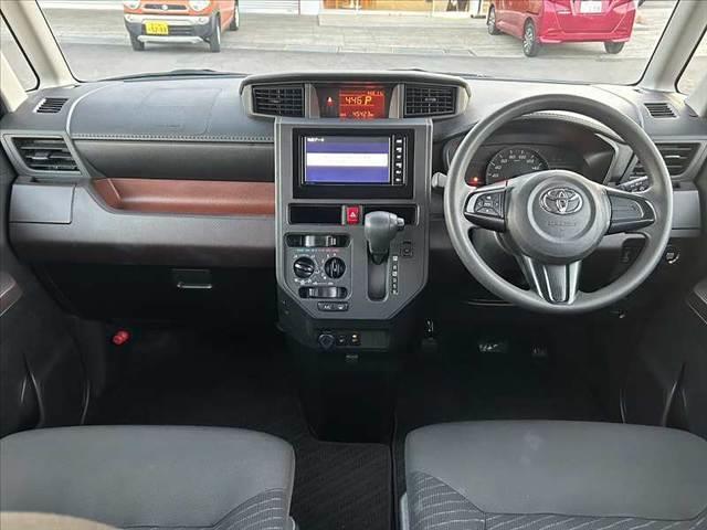 ルーミー X S 禁煙車 車検整備付 SA3 コーナーセンサー Fシートヒーター 電スラ 純正SDナビ フルセグ BT DVD Bカメラ ステリモ ETC スマートキーX2 Aストップ チルトステア シートリフター(2枚目)