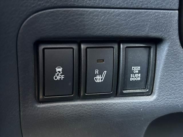 スペーシアカスタム Jスタイル 禁煙車 車検整備付 レーダーブレーキサポート 両側電動スライドドア プッシュスタート スマートキー2ケ HIDオートライト ロールサンシェード 電格ミラー 横滑り防止 リアヒーターダクト ステリモ(4枚目)