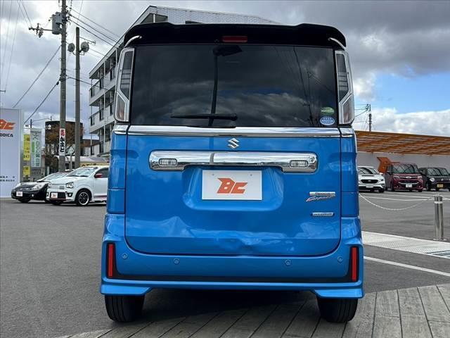 スペーシアカスタム ハイブリッドXS 中期 禁煙車 車検整備付 セーフティS 両電スラ 全方位カメラ 純正8インチナビ フルセグ BT DVD ステリモ ETC ドラレコ スマートキーX2 オートLED クルコン ハーフレザー(14枚目)