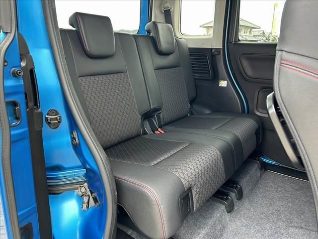 スペーシアカスタム ハイブリッドXS 中期 禁煙車 車検整備付 セーフティS 両電スラ 全方位カメラ 純正8インチナビ フルセグ BT DVD ステリモ ETC ドラレコ スマートキーX2 オートLED クルコン ハーフレザー(19枚目)