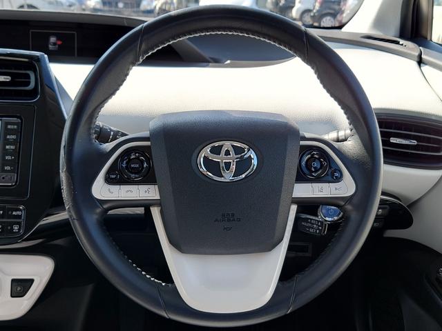 プリウス Ｓセーフティプラス　純正ナビワンセグ　トヨタセーフティセンス　クルーズコントロール　バックモニター　Ｂｌｕｅｔｏｏｔｈ　バックカメラ　プッシュスタート　衝突安全ボディ　盗難防止システム（11枚目）