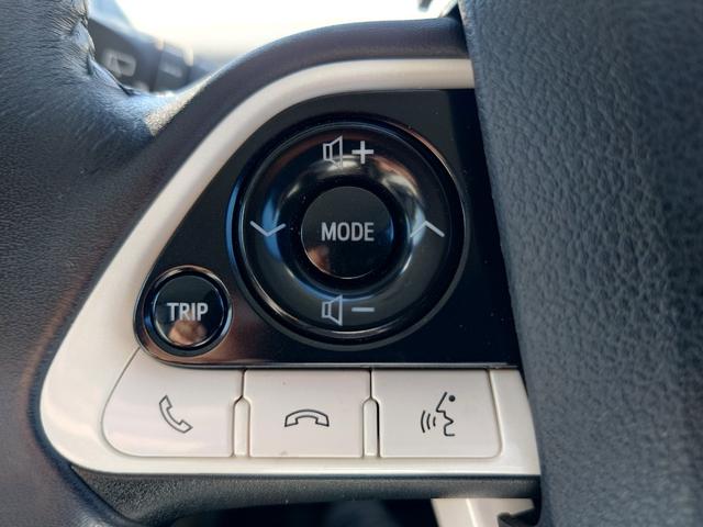 プリウス Ｓセーフティプラス　純正ナビワンセグ　トヨタセーフティセンス　クルーズコントロール　バックモニター　Ｂｌｕｅｔｏｏｔｈ　バックカメラ　プッシュスタート　衝突安全ボディ　盗難防止システム（22枚目）