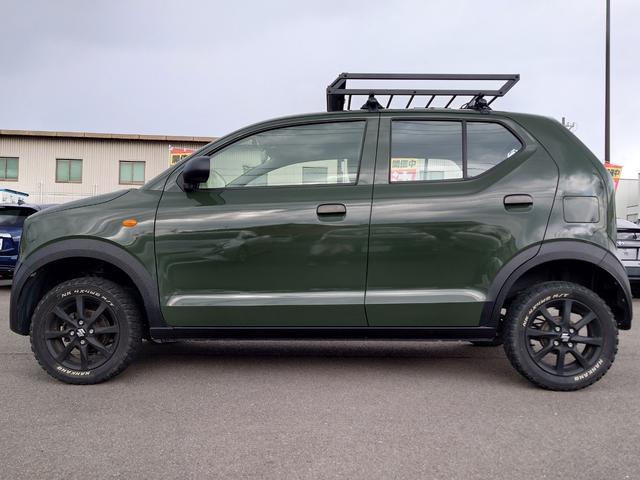 アルト L 全塗装済み リフトアップ ルーフキャリア M/Tタイヤ シートヒーター キーレス 頸部衝撃緩和ヘッドレスト 衝突安全ボディ 盗難防止装置(9枚目)