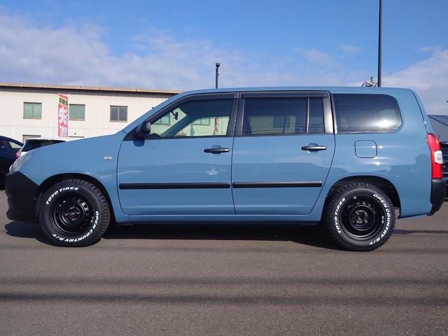 プロボックス GL スモーキーブルー全塗装 オリジナルカスタム ルーフキャリア 新品オープンカントリー ラプター塗装 社外ナビワンセグ 全席パワーウィンド サイドモール キーレスキー(22枚目)