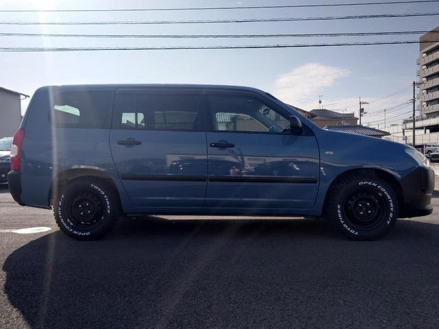 プロボックス GL スモーキーブルー全塗装 オリジナルカスタム ルーフキャリア 新品オープンカントリー ラプター塗装 社外ナビワンセグ 全席パワーウィンド サイドモール キーレスキー(23枚目)