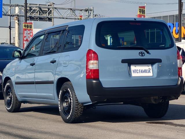 プロボックス GL スモーキーブルー全塗装 オリジナルカスタム ルーフキャリア 新品オープンカントリー ラプター塗装 社外ナビワンセグ 全席パワーウィンド サイドモール キーレスキー(24枚目)