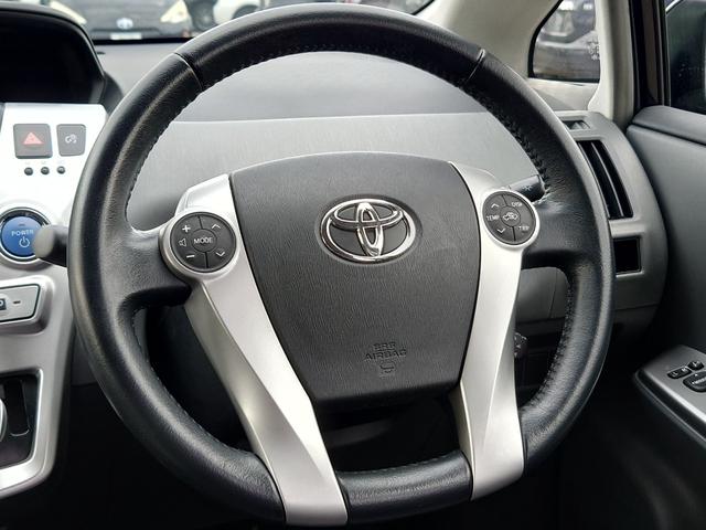 プリウスアルファ Ｇ　純正ナビフルセグ　バックモニター　バックカメラ　Ｂｌｕｅｔｏｏｔｈ　ＬＥＤヘッドライト　フォグランプ　サイドエアバッグ　アイドリングストップ　横滑り防止装置　盗難防止装置　頸部衝撃緩和ヘッドレスト（8枚目）