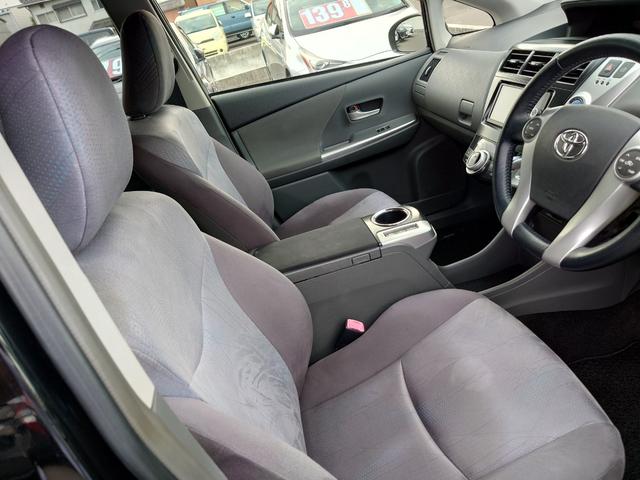 プリウスアルファ Ｇ　純正ナビフルセグ　バックモニター　バックカメラ　Ｂｌｕｅｔｏｏｔｈ　ＬＥＤヘッドライト　フォグランプ　サイドエアバッグ　アイドリングストップ　横滑り防止装置　盗難防止装置　頸部衝撃緩和ヘッドレスト（25枚目）