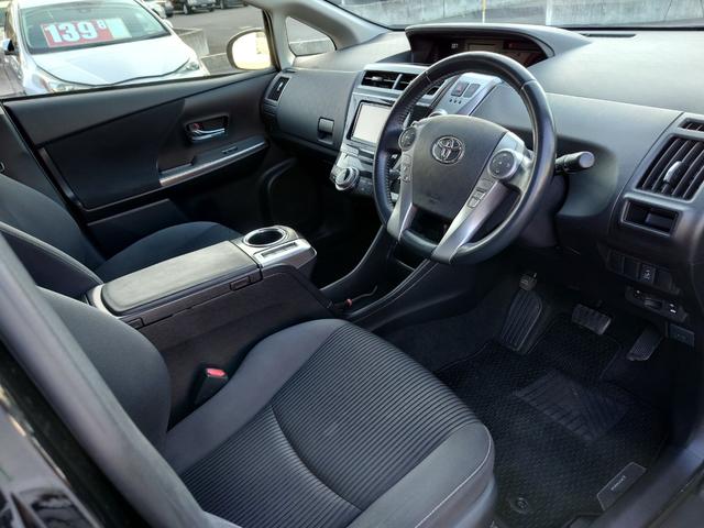 プリウスアルファ Sツーリングセレクション 純正ナビフルセグ バックカメラ スマートキー Bluetooth LEDヘッドライト フォグランプ サイドエアバッグ アイドリングストップ 横滑り防止装置 盗難防止装置(22枚目)