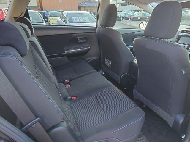 プリウスアルファ Sツーリングセレクション 純正ナビフルセグ バックカメラ スマートキー Bluetooth LEDヘッドライト フォグランプ サイドエアバッグ アイドリングストップ 横滑り防止装置 盗難防止装置(25枚目)