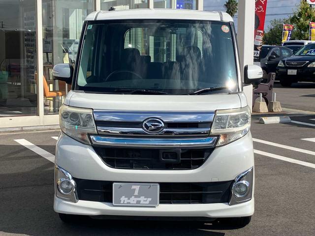 タント カスタムＲＳ　ＳＡ　徳島県ユーザー買取車／純正ＳＤナビ／ＤＶＤ・ＣＤ再生／フルセグＴＶ／ＢＴオーディオ／バックカメラ／フリップダウンモニター／ＥＴＣ／前ドラレコ／両側パワースライドドア／ＬＥＤヘッドライト（2枚目）