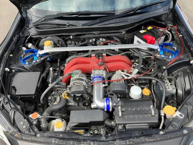 BRZ R 後期/徳島県ユーザー買取車/前席レカロシート/専用シートカバー/ソニックデザインフロントスピーカー/ブリッツサクションパイプ/クスコタワーバー/トランクスポイラー/BBS17インチAW/純正ナビ(24枚目)