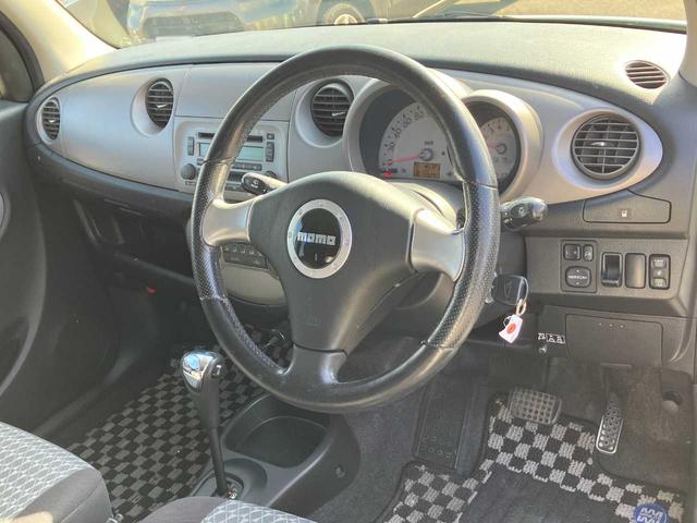 ミラジーノ ミニライト 徳島県ユーザー買取車/純正アンダーエアロ(F・S・R)/リアスポイラー/後付オートリトラミラー/MOMOステアリング/CDオーディオ/HIDヘッドライト/純正15インチAW/前ドラレコ/キーレスキー(7枚目)