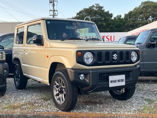 ジムニー XC 届出済未使用車 フロア4AT 4WD デュアルセンサーブレーキサポート シートヒーター クルーズコントロール ターボ レーンアシスト プッシュスタートスマートキー オートエアコン 純正アルミホイール(3枚目)