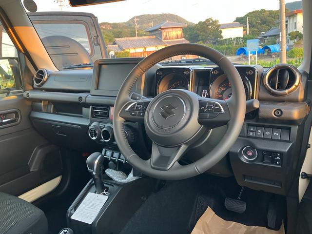ジムニー XC 届出済未使用車 フロア4AT 4WD デュアルセンサーブレーキサポート シートヒーター クルーズコントロール ターボ レーンアシスト プッシュスタートスマートキー オートエアコン 純正アルミホイール(26枚目)