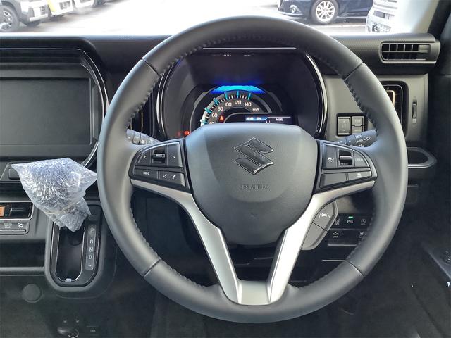 ハスラー ハイブリッドＸ　クリアランスソナー　オートクルーズコントロール　レーンアシスト　衝突被害軽減システム　オートライト　スマートキー　アイドリングストップ　電動格納ミラー　シートヒーター　ＣＶＴ　ＥＳＣ　アルミホイール（6枚目）