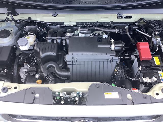 ハスラー ハイブリッドＸ　クリアランスソナー　オートクルーズコントロール　レーンアシスト　衝突被害軽減システム　オートライト　スマートキー　アイドリングストップ　電動格納ミラー　シートヒーター　ＣＶＴ　ＥＳＣ　アルミホイール（55枚目）