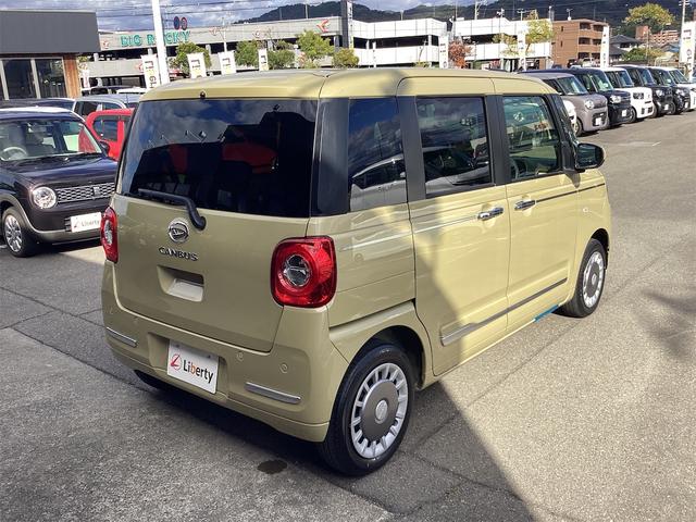 ムーヴキャンバス セオリーG バックカメラ 両側電動スライドドア クリアランスソナー 衝突被害軽減システム オートライト スマートキー アイドリングストップ 電動格納ミラー シートヒーター ベンチシート CVT ABS ESC(5枚目)