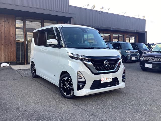 ルークス ハイウェイスター X ETC 全周囲カメラ 両側スライド・片側電動 ナビ TV クリアランスソナー オートライト スマートキー アイドリングストップ 電動格納ミラー ベンチシート CVT Bluetooth アルミホイール(3枚目)