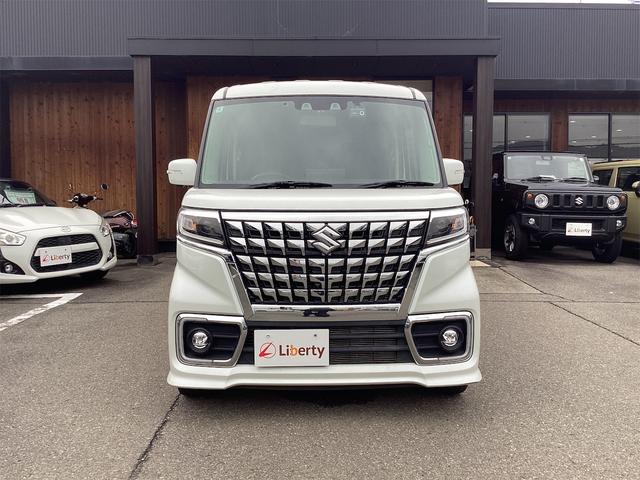 スペーシアカスタム ハイブリッドXSターボ 両側電動スライドドア ナビ TV クリアランスソナー オートクルーズコントロール レーンアシスト 衝突被害軽減システム オートライト スマートキー アイドリングストップ(14枚目)