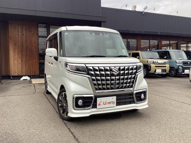 スペーシアカスタム ハイブリッドXSターボ 両側電動スライドドア ナビ TV クリアランスソナー オートクルーズコントロール レーンアシスト 衝突被害軽減システム オートライト スマートキー アイドリングストップ(15枚目)