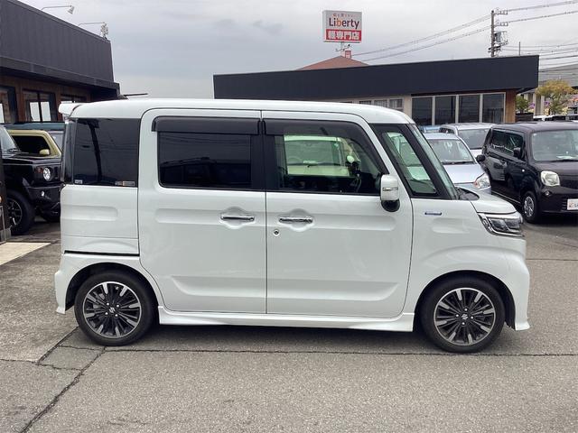 スペーシアカスタム ハイブリッドXSターボ 両側電動スライドドア ナビ TV クリアランスソナー オートクルーズコントロール レーンアシスト 衝突被害軽減システム オートライト スマートキー アイドリングストップ(16枚目)