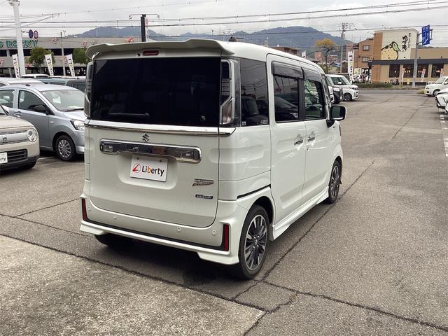 スペーシアカスタム ハイブリッドXSターボ 両側電動スライドドア ナビ TV クリアランスソナー オートクルーズコントロール レーンアシスト 衝突被害軽減システム オートライト スマートキー アイドリングストップ(17枚目)