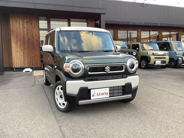 ハスラー ハイブリッドG クリアランスソナー オートクルーズコントロール レーンアシスト 衝突被害軽減システム オートライト スマートキー アイドリングストップ 電動格納ミラー シートヒーター CVT ESC エアコン(7枚目)