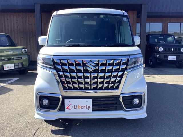 スペーシアカスタム ハイブリッドＸＳターボ　ナビ　全周囲カメラ　ＥＴＣ　両側電動スライドドア　ＴＶ　クリアランスソナー　オートクルーズコントロール　レーンアシスト　衝突被害軽減システム　スマートキー　アイドリングストップ（11枚目）