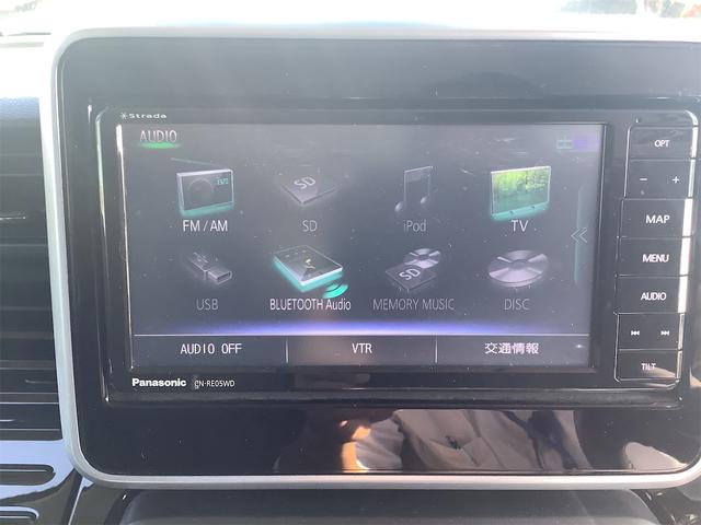 スペーシアカスタム ハイブリッドＸＳ　ナビ　Ｂｌｕｅｔｏｏｔｈ　両側電動スライドドア　クリアランスソナー　レーンアシスト　衝突被害軽減システム　純正アルミホイール　オートライト　スマートキー　アイドリングストップ　電動格納ミラー（5枚目）