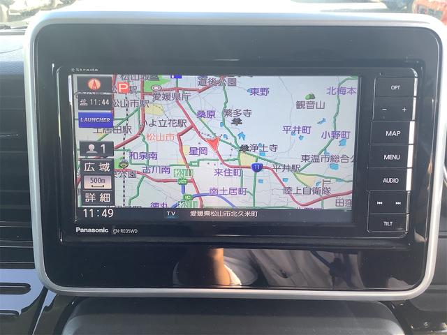 スペーシアカスタム ハイブリッドＸＳ　ナビ　Ｂｌｕｅｔｏｏｔｈ　両側電動スライドドア　クリアランスソナー　レーンアシスト　衝突被害軽減システム　純正アルミホイール　オートライト　スマートキー　アイドリングストップ　電動格納ミラー（6枚目）