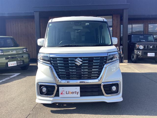 スペーシアカスタム ハイブリッドＸＳ　ナビ　Ｂｌｕｅｔｏｏｔｈ　両側電動スライドドア　クリアランスソナー　レーンアシスト　衝突被害軽減システム　純正アルミホイール　オートライト　スマートキー　アイドリングストップ　電動格納ミラー（9枚目）