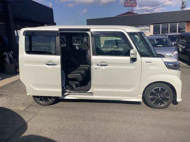 スペーシアカスタム ハイブリッドＸＳ　ナビ　Ｂｌｕｅｔｏｏｔｈ　両側電動スライドドア　クリアランスソナー　レーンアシスト　衝突被害軽減システム　純正アルミホイール　オートライト　スマートキー　アイドリングストップ　電動格納ミラー（12枚目）