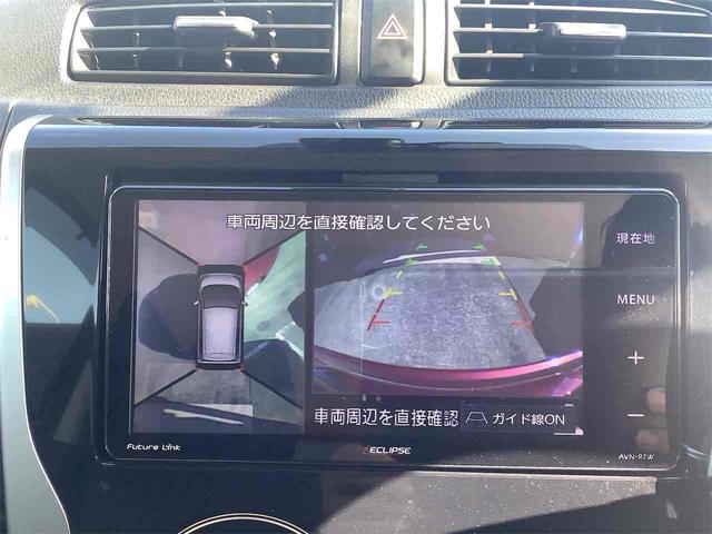 【全周囲カメラ】真上から車を見たようにモニターで確認ができる。是非実際の車で体感してみてください。