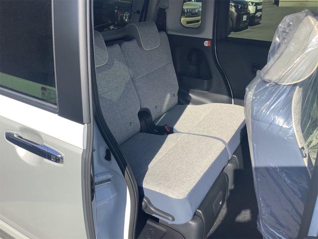 ムーヴキャンバス ストライプスＧ　両側電動スライドドア　クリアランスソナー　衝突被害軽減システム　オートライト　ＬＥＤヘッドランプ　スマートキー　アイドリングストップ　電動格納ミラー　シートヒーター　ベンチシート　ＣＶＴ（33枚目）