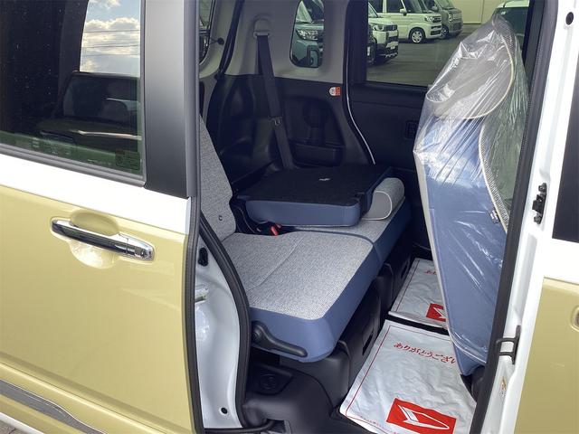 ムーヴキャンバス ストライプスＧ　バックカメラ　両側電動スライドドア　クリアランスソナー　衝突被害軽減システム　オートライト　スマートキー　アイドリングストップ　電動格納ミラー　シートヒーター　ＣＶＴ　盗難防止システム　ＡＢＳ　ＥＳＣ（41枚目）