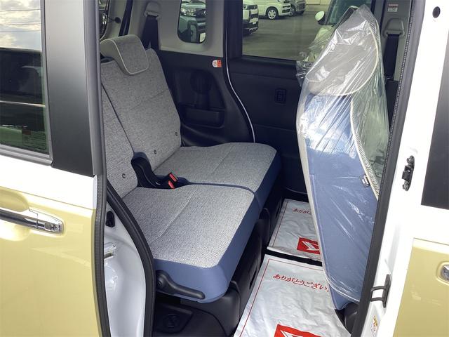 ムーヴキャンバス ストライプスＧ　バックカメラ　両側電動スライドドア　クリアランスソナー　衝突被害軽減システム　オートライト　スマートキー　アイドリングストップ　電動格納ミラー　シートヒーター　ＣＶＴ　盗難防止システム　ＡＢＳ　ＥＳＣ（42枚目）