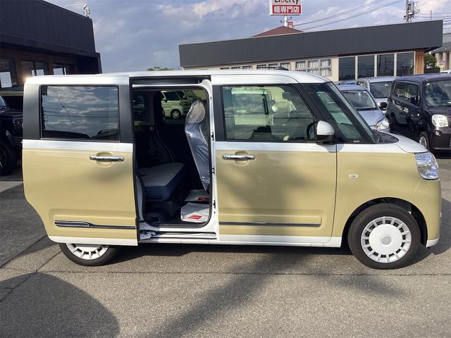 ムーヴキャンバス ストライプスＧ　バックカメラ　両側電動スライドドア　クリアランスソナー　衝突被害軽減システム　オートライト　スマートキー　アイドリングストップ　電動格納ミラー　シートヒーター　ＣＶＴ　盗難防止システム　ＡＢＳ　ＥＳＣ（70枚目）