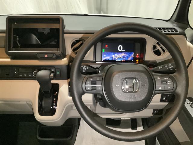 Ｎ－ＢＯＸ ベースグレード　禁煙車　バックカメラ　両側スライド・片側電動　クリアランスソナー　レーンアシスト　オートライト　スマートキー　アイドリングストップ　電動格納ミラー　シートヒーター　ＣＶＴ　ＥＳＣ　エアコン（5枚目）